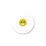 Money Eyes Emoji Golf Ball Marker