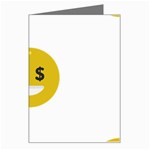 Money Eyes Emoji Greeting Card