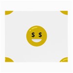 Money Eyes Emoji Small Glasses Cloth