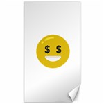 Money Eyes Emoji Canvas 40  x 72 