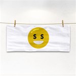 Money Eyes Emoji Hand Towel