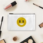 Money Eyes Emoji Cosmetic Bag (Small)