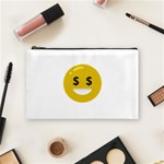 Money Eyes Emoji Cosmetic Bag (Medium)