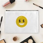 Money Eyes Emoji Cosmetic Bag (Large)