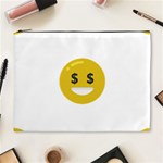 Money Eyes Emoji Cosmetic Bag (XL)