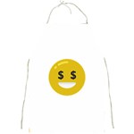 Money Eyes Emoji Full Print Apron