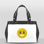 Money Eyes Emoji Oversize Office Handbag