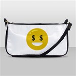 Money Eyes Emoji Shoulder Clutch Bag