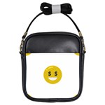 Money Eyes Emoji Girls Sling Bag