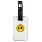 Money Eyes Emoji Luggage Tag (one side)