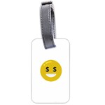 Money Eyes Emoji Luggage Tag (two sides)