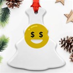 Money Eyes Emoji Ornament (Christmas Tree) 