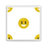 Money Eyes Emoji Memory Card Reader (Square)