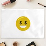 Money Eyes Emoji Cosmetic Bag (XXL)