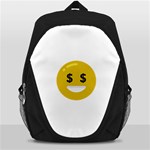 Money Eyes Emoji Backpack Bag