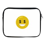 Money Eyes Emoji Apple iPad Zipper Case