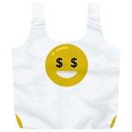 Money Eyes Emoji Full Print Recycle Bag (XL)