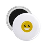 Money Eyes Emoji 2.25  Magnet