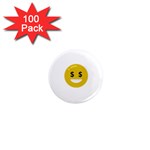 Money Eyes Emoji 1  Mini Magnet (100 pack) 