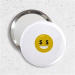 Money Eyes Emoji 2.25  Handbag Mirror