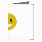 Money Eyes Emoji Greeting Cards (Pkg of 8)