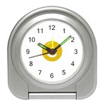 Money Eyes Emoji Travel Alarm Clock