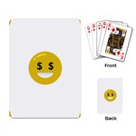 Money Eyes Emoji Playing Cards Single Design