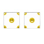 Money Eyes Emoji Cufflinks (Square)