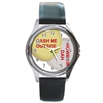 cash me outside howbow dah Round Metal Watch