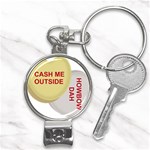 cash me outside howbow dah Nail Clippers Key Chain