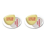 cash me outside howbow dah Cufflinks (Oval)