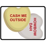 cash me outside howbow dah Fleece Blanket (Large)