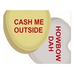 cash me outside howbow dah Double Sided Flano Blanket (Large)