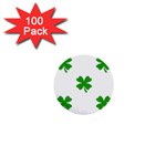 St Patrick Clover Shamrock Emoji 1  Mini Button (100 pack) 