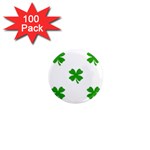 St Patrick Clover Shamrock Emoji 1  Mini Magnet (100 pack) 