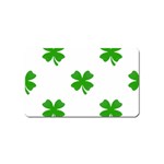 St Patrick Clover Shamrock Emoji Magnet (Name Card)