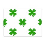 St Patrick Clover Shamrock Emoji Sticker A4 (10 pack)