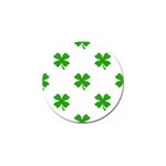 St Patrick Clover Shamrock Emoji Golf Ball Marker