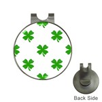 St Patrick Clover Shamrock Emoji Golf Ball Marker Hat Clip