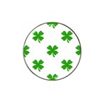 St Patrick Clover Shamrock Emoji Hat Clip Ball Marker