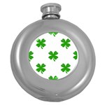 St Patrick Clover Shamrock Emoji Hip Flask (5 oz)