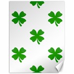 St Patrick Clover Shamrock Emoji Canvas 12  x 16 