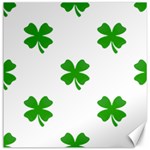 St Patrick Clover Shamrock Emoji Canvas 20  x 20 