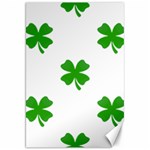 St Patrick Clover Shamrock Emoji Canvas 20  x 30 