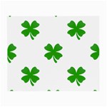 St Patrick Clover Shamrock Emoji Small Glasses Cloth (2 Sides)