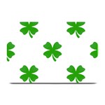 St Patrick Clover Shamrock Emoji Plate Mat