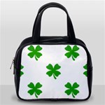 St Patrick Clover Shamrock Emoji Classic Handbag (One Side)