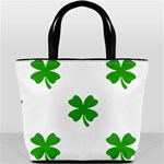 St Patrick Clover Shamrock Emoji Bucket Bag