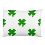 St Patrick Clover Shamrock Emoji Pillow Case