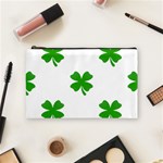 St Patrick Clover Shamrock Emoji Cosmetic Bag (Medium)